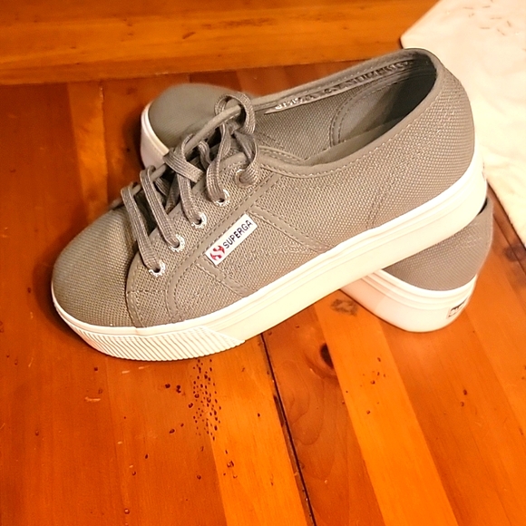 Superga Shoes - Platform Gray SUPERGA Sneaker NWOT